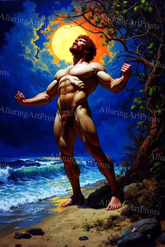 Nude Male Model Muscular - 368D