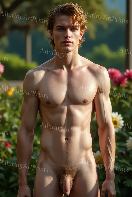 Nude Male Model Muscular - 380D