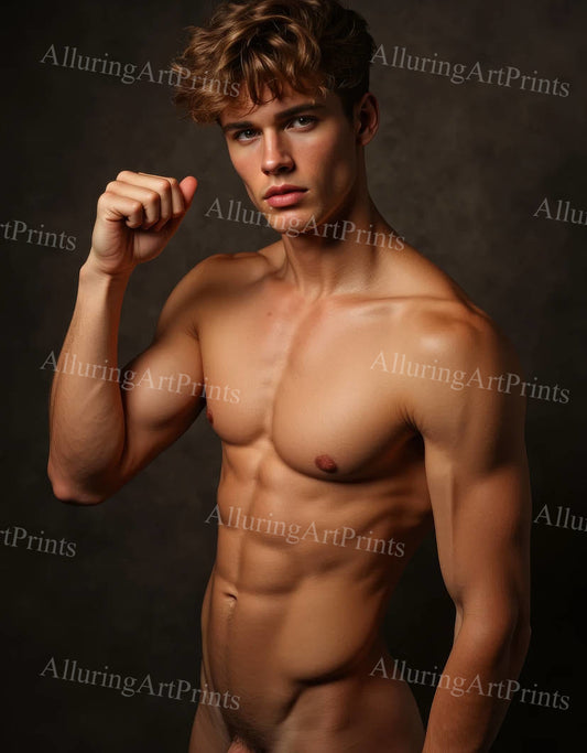 Nude Male Model Muscular - 386D