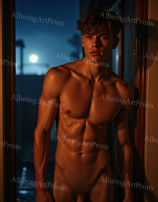 Nude Male Model Muscular - 390D