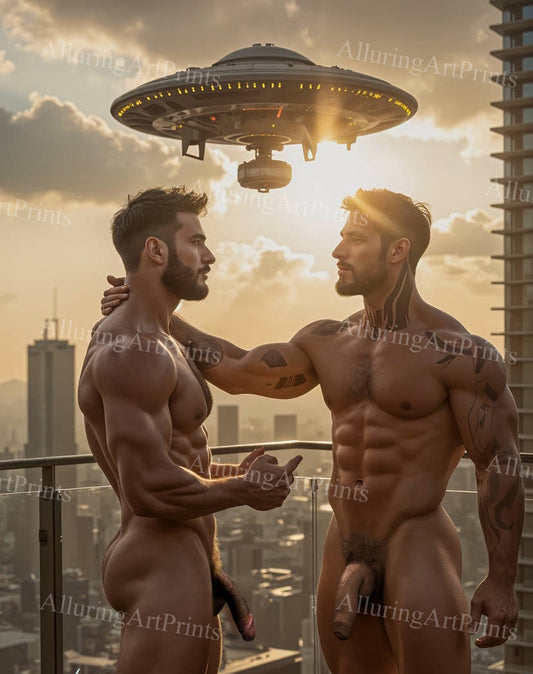 Male Models Muscular Digital Art AI Fantasy - 493D