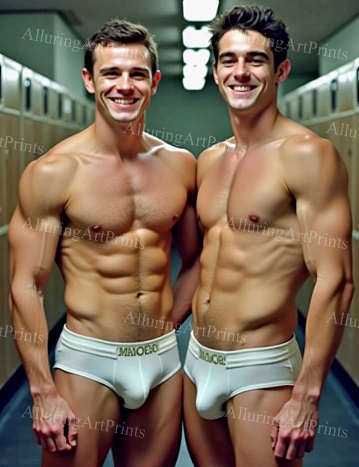 Male Models Muscular Digital Art AI Fantasy - 545D