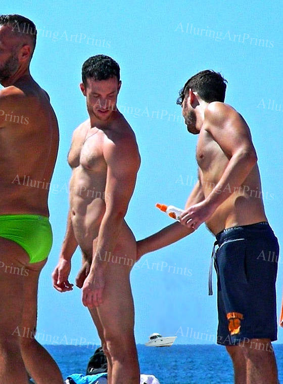 Nude Frontal Male Models Muscular - 608D