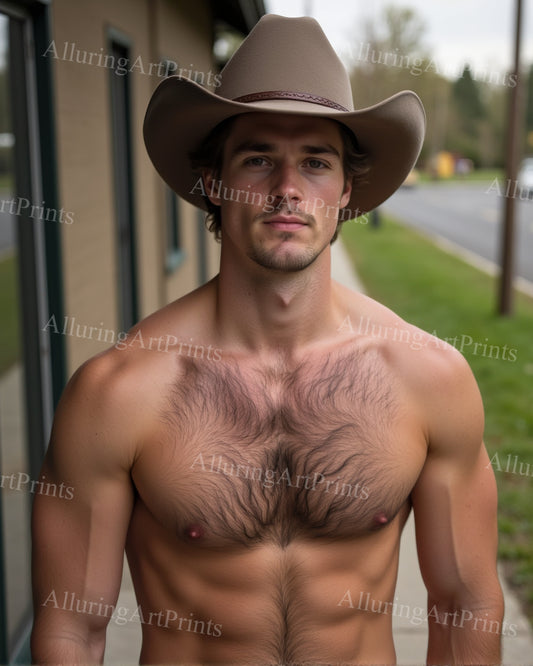 Male Model Muscular Digital Art AI Fantasy - 625D