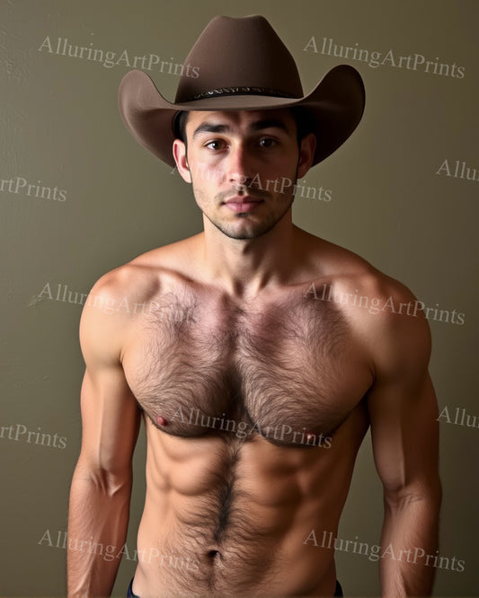 Male Model Muscular Digital Art AI Fantasy - 626D