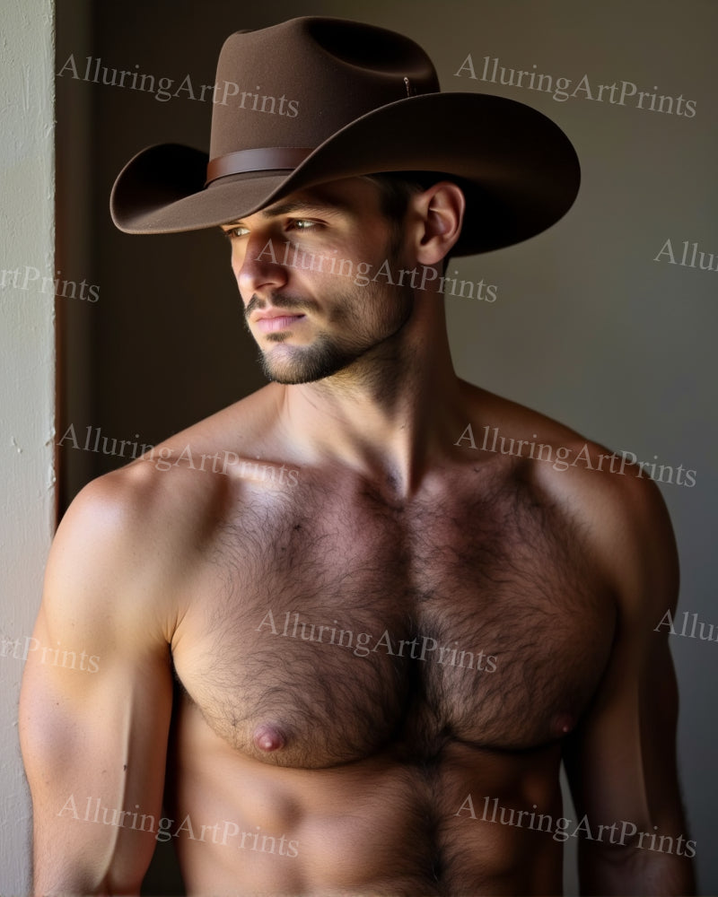Male Model Muscular Digital Art AI Fantasy - 630D