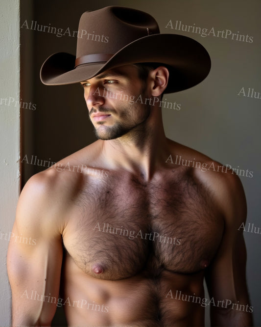 Male Model Muscular Digital Art AI Fantasy - 630D