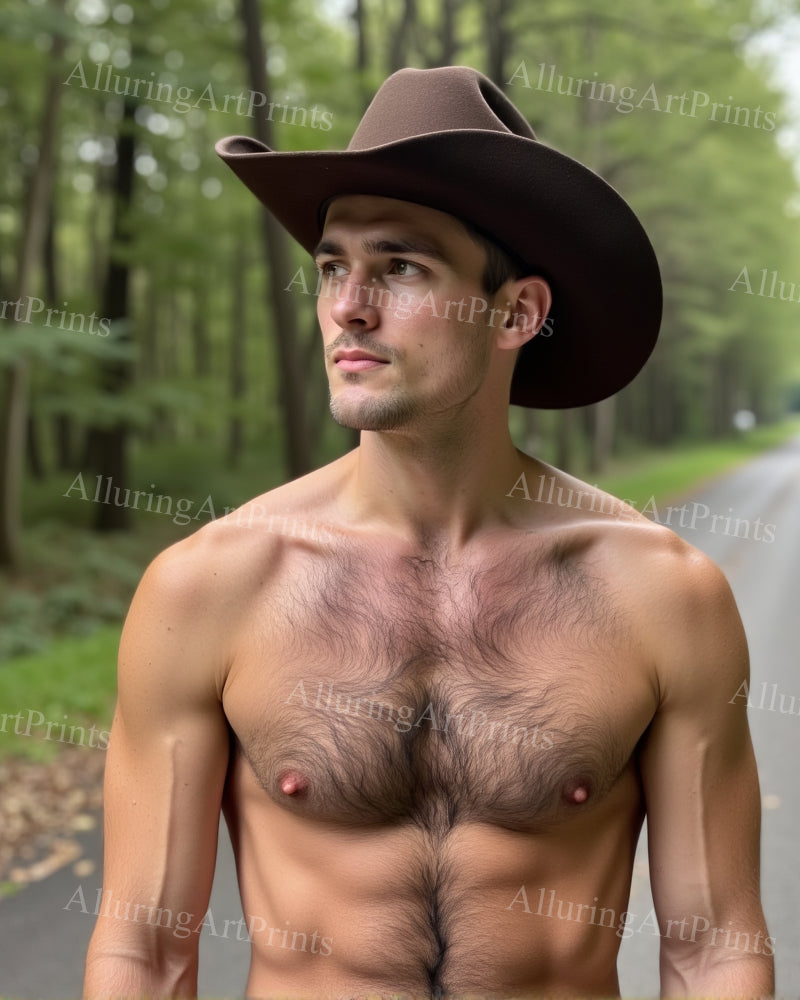 Male Model Muscular Digital Art AI Fantasy - 631D