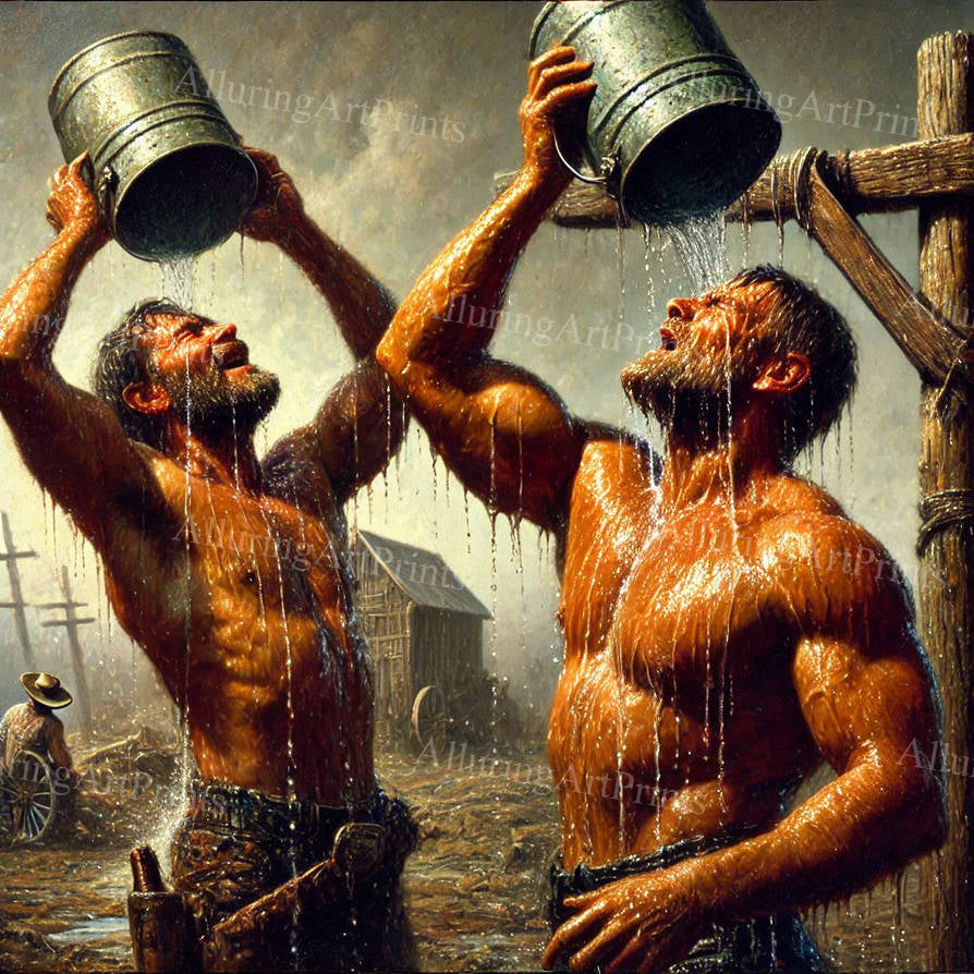 Male Models Muscular Digital Art AI Fantasy - 64D