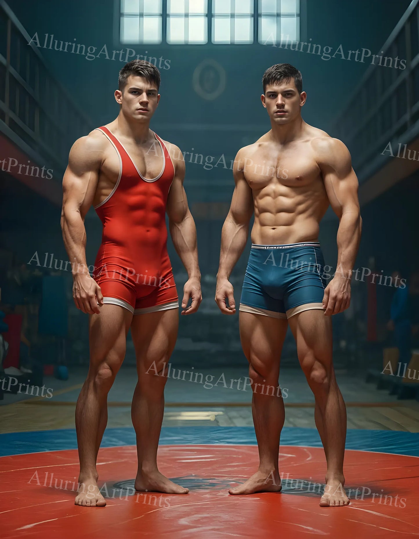 Male Models Muscular Digital Art AI Fantasy - 664D