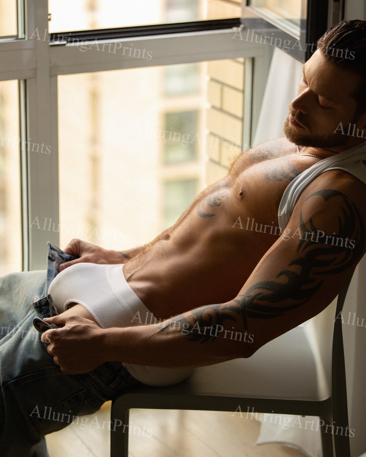 Male Model Muscular - 696D