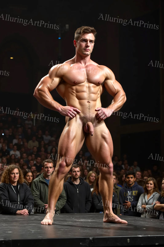 Nude Male Model Muscular - 1029E