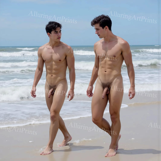 Nude Male Models Slender - 1048E