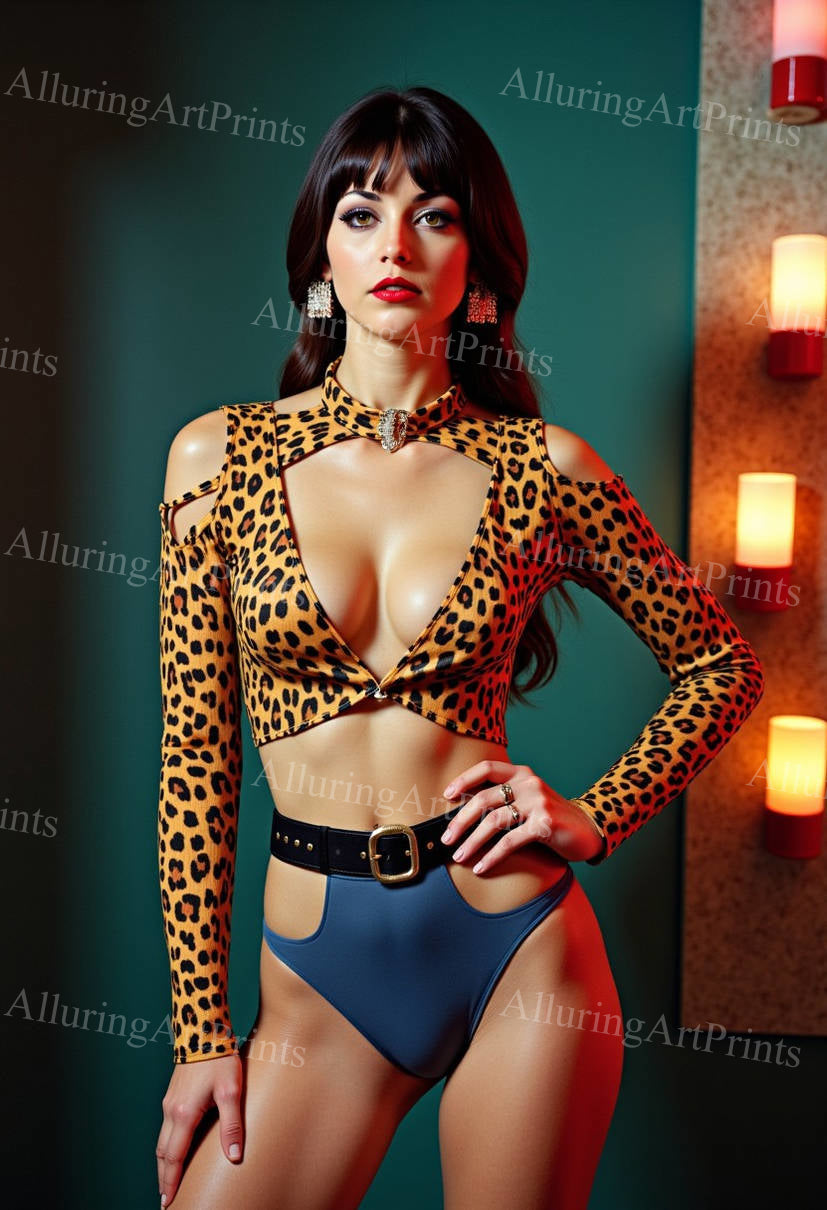 Risque Brunette Model - EE365