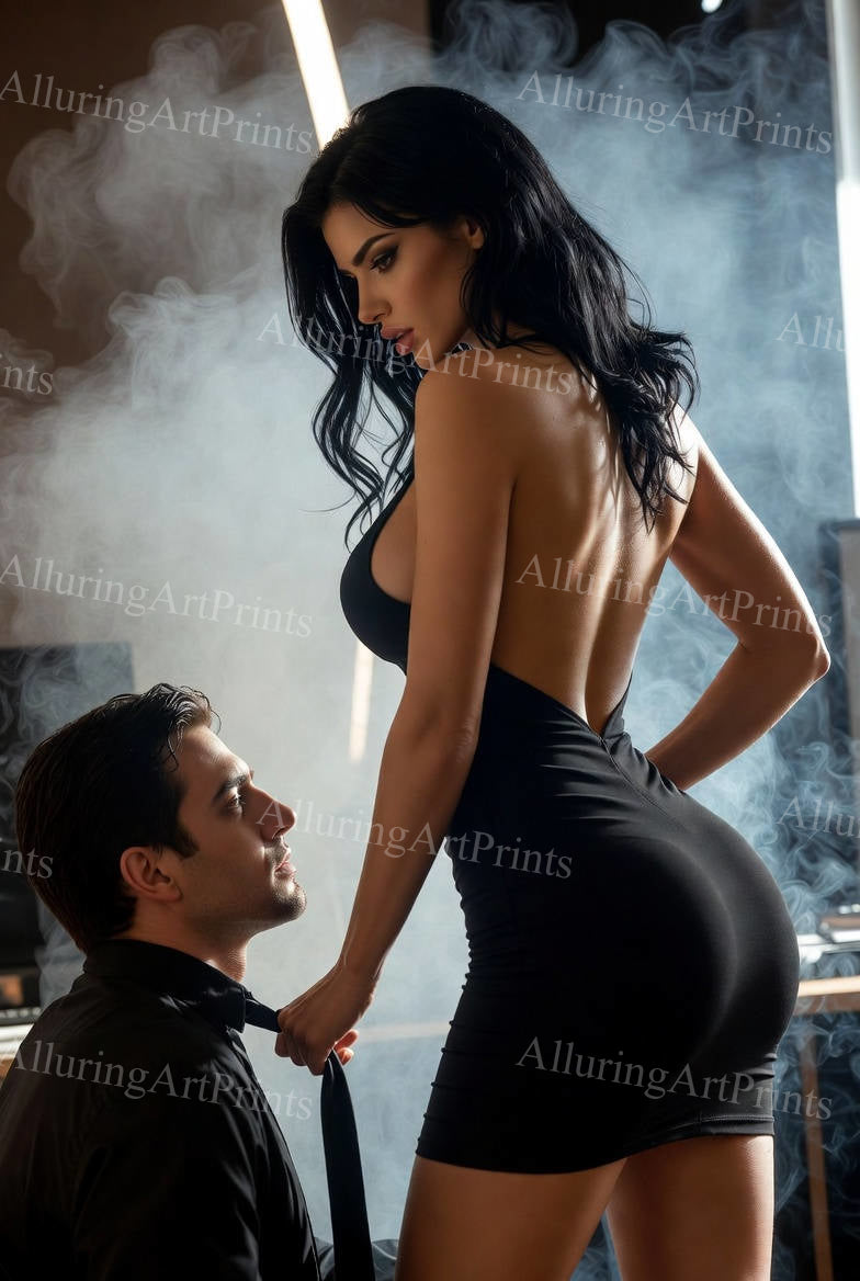 Risque Brunette Model - EE434