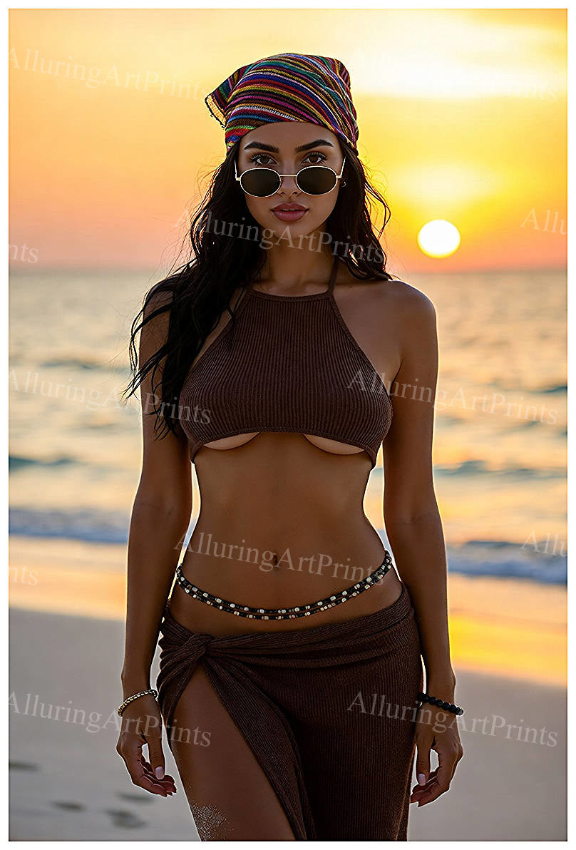 Risque Brunette Model - EE441