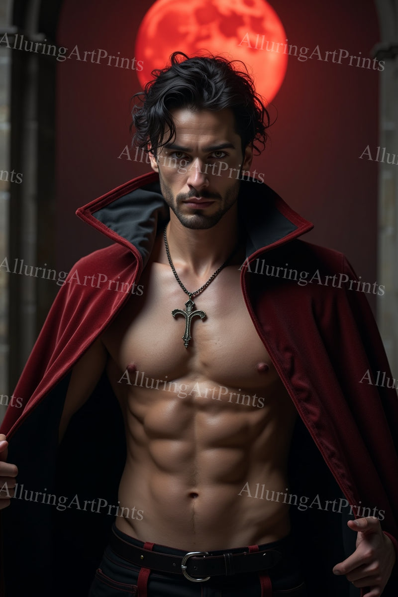 Male Model Muscular Digital Art AI Fantasy - 333F