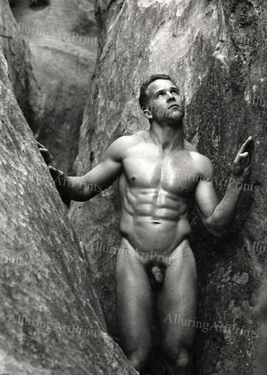 Nude Frontal Male Model Muscular - 391F