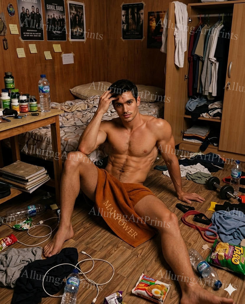 Male Model Hunk Digital Art AI Fantasy - G209