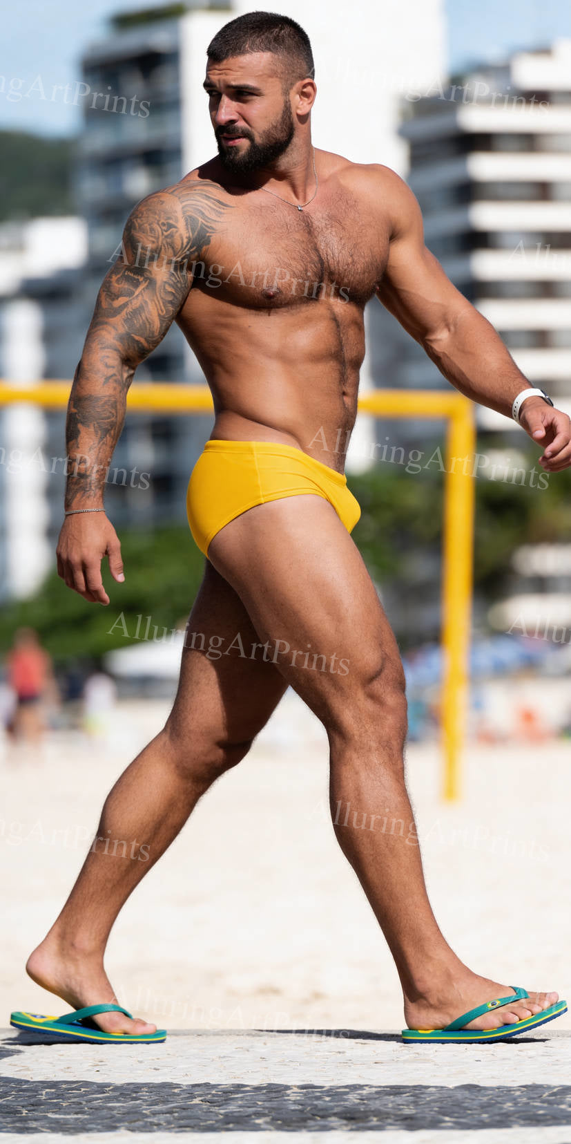 Black Male Model Muscular - G311