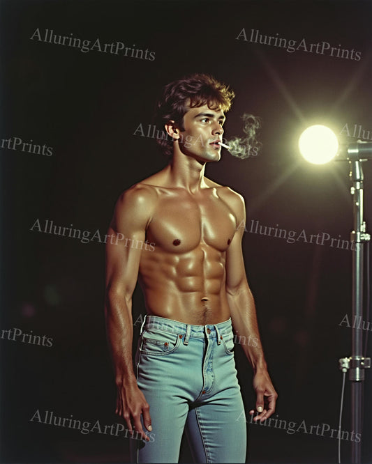 Male Model Muscular Digital Art AI Fantasy - G466