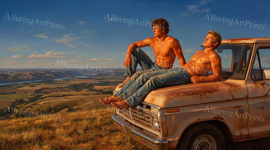 Male Models Muscular Digital Art AI Fantasy - G524