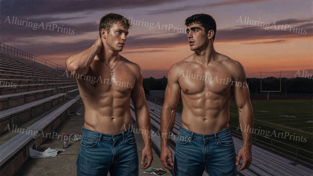 Male Models Muscular Digital Art AI Fantasy - G528