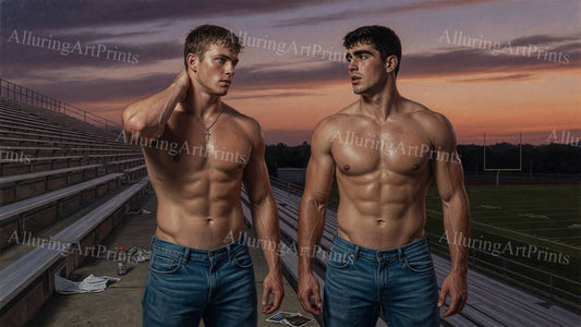 Male Models Muscular Digital Art AI Fantasy - G528