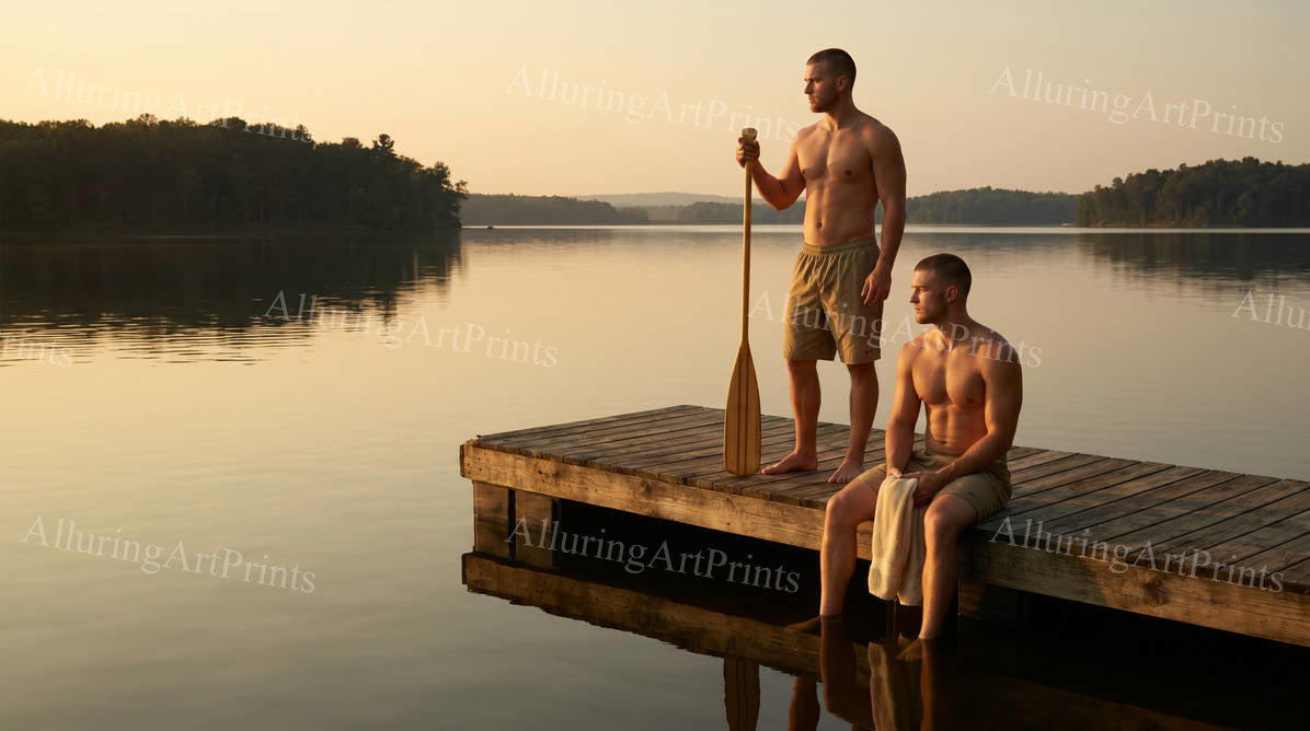 Male Models Muscular Digital Art AI Fantasy - G534