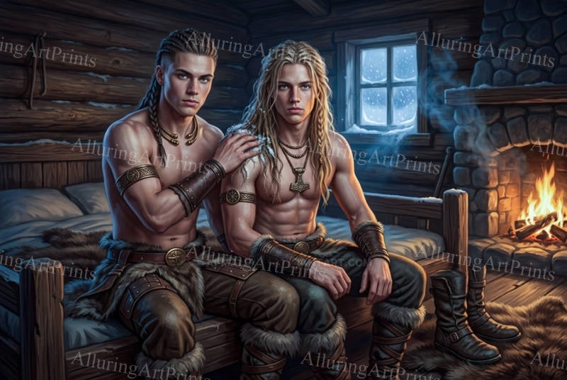 Male Models Hunk Muscular Digital Art AI Fantasy - G58