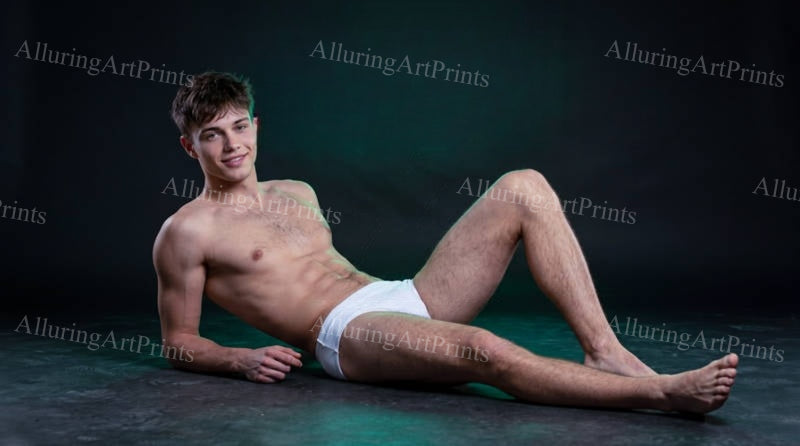 Male Model Hunk Muscular Digital Art AI Fantasy - G63