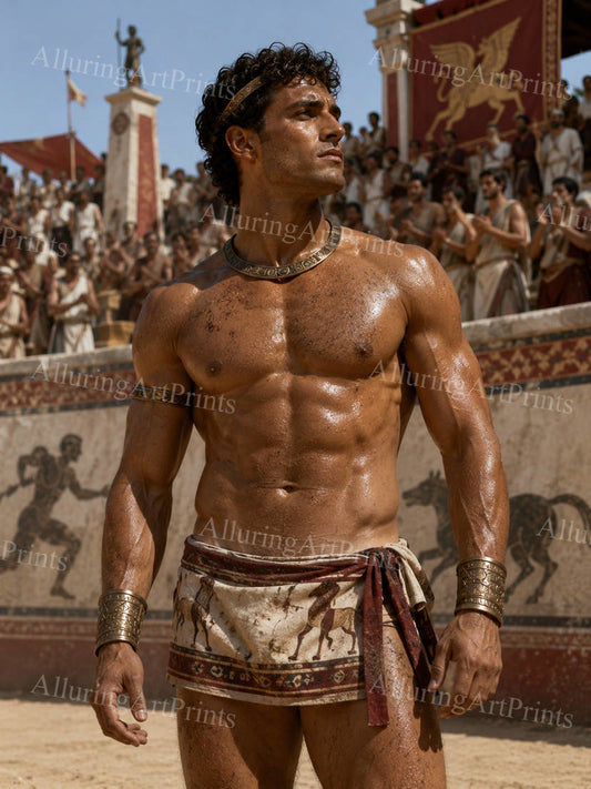 Male Model Warrior Muscular - G958