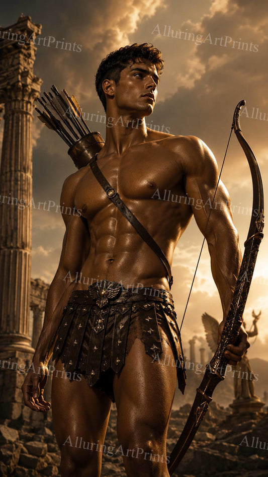 Male Model Warrior Muscular - G960