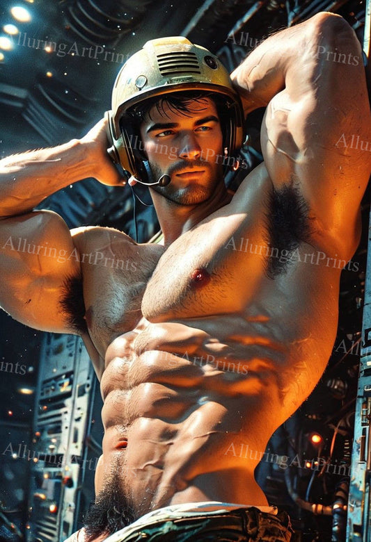 Male Model Muscular - H125