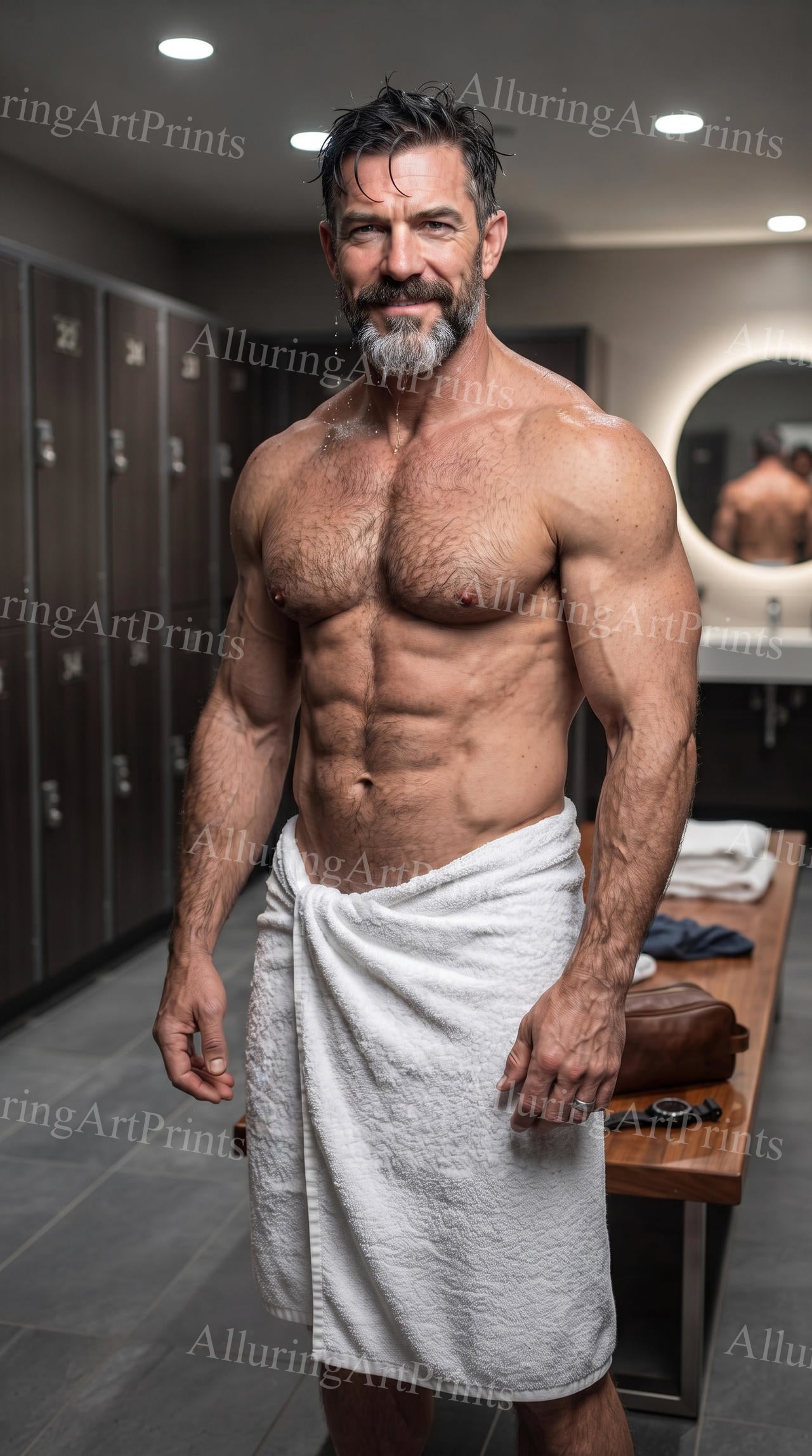 Husky Male Model Muscular - H191