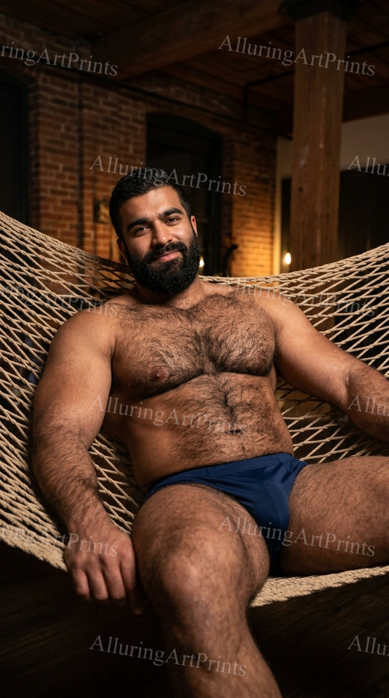Husky Male Model Muscular - H194