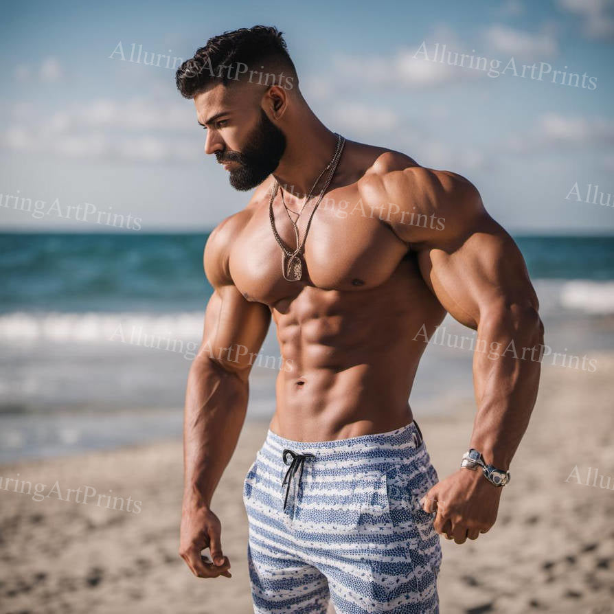 Male Model Muscular - H294