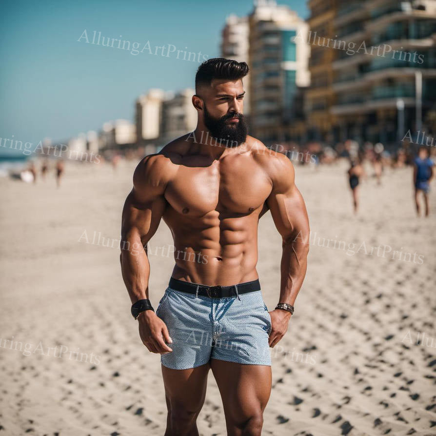 Male Model Muscular - H295