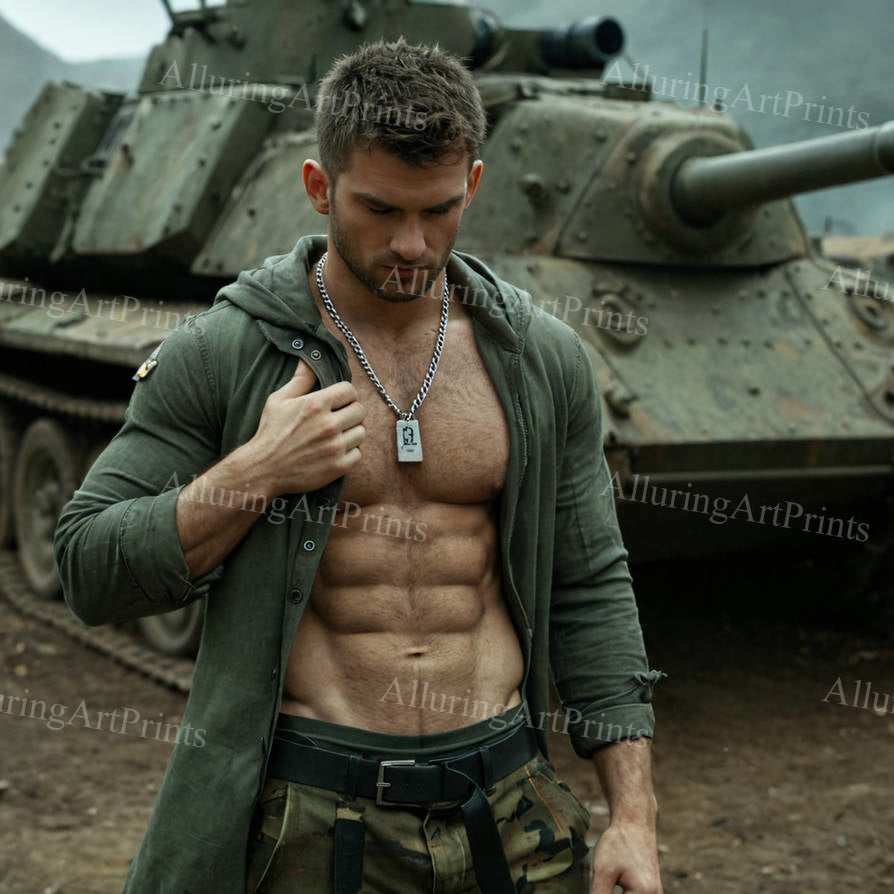 Male Model Muscular - H314