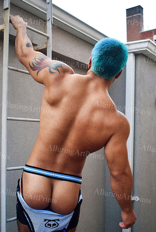 Male Model Muscular Buns- H640
