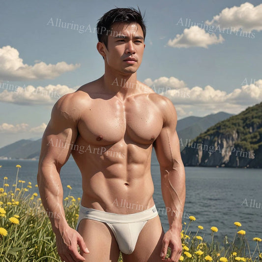 Male Model Muscular - H65
