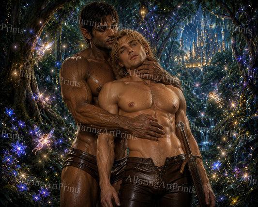 Male Models Muscular Digital Art AI Fantasy - H66