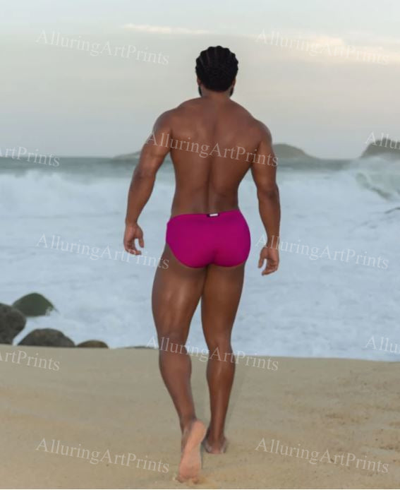 Male Model Muscular Buns- H694