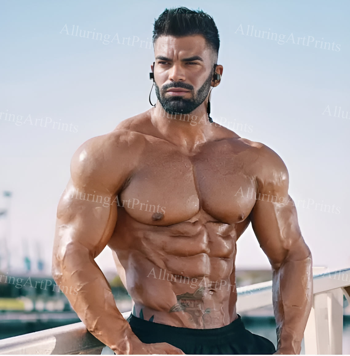 Male Model Muscular - H747