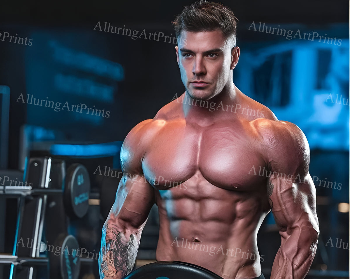 Male Model Muscular - H766