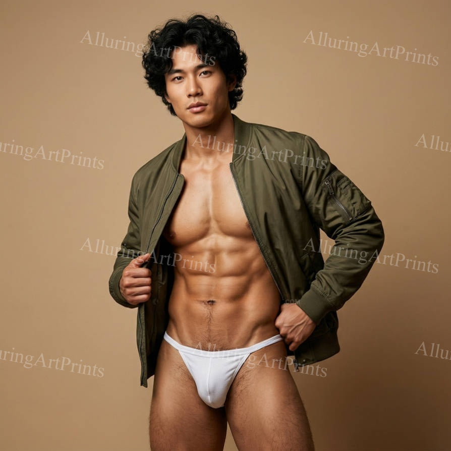 Asian Male Model Muscular - H933