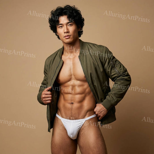 Asian Male Model Muscular - H933
