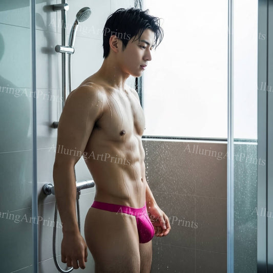 Asian Male Model Muscular - H941