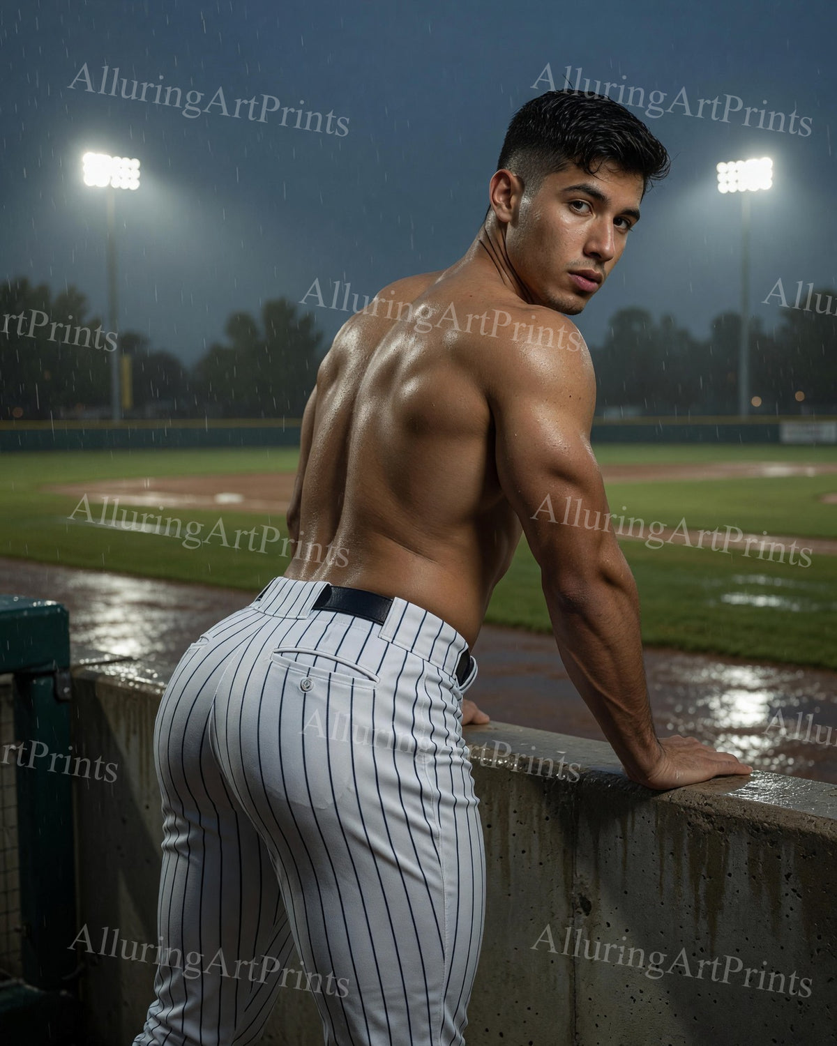 Latino Athlete Male Model Muscular - HH183