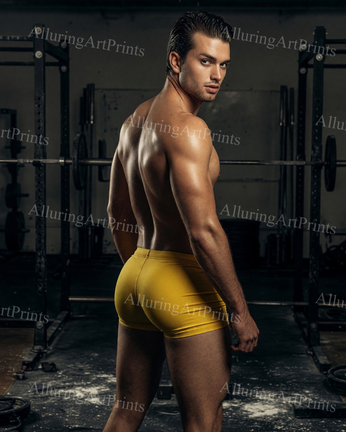 Latino Athlete Male Model Muscular - HH191